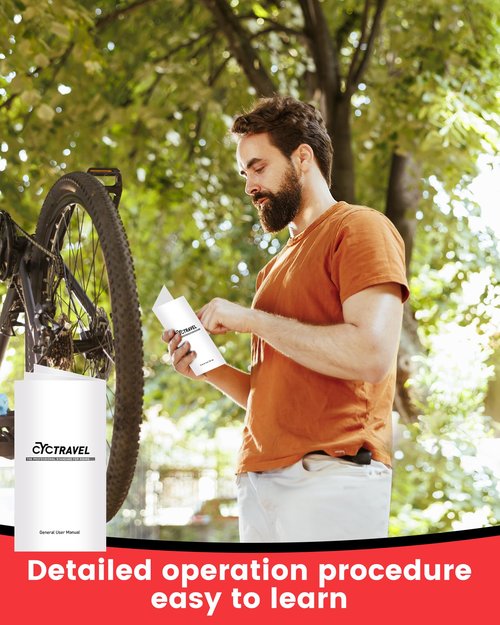 cyctravel Brake Bleed Kit for Shimano, TEKTRO, TRP Hydraulic Disc Brakes, Mountain Brake Bleed Kit Including High Performance Mineral Oil Brake Fluid (120ml).