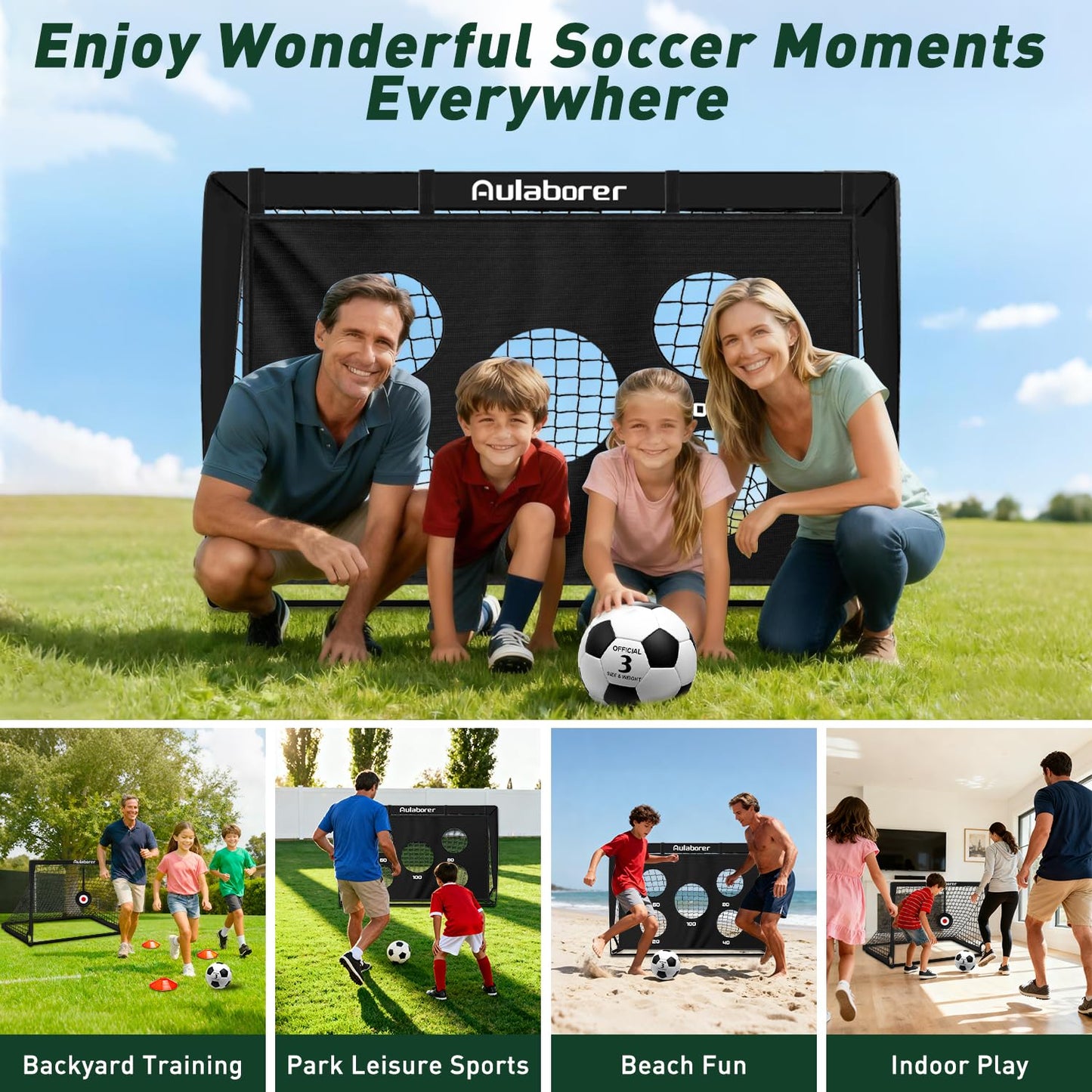 Targets & Carry Bag for Toddler Outdoor Sports & Games