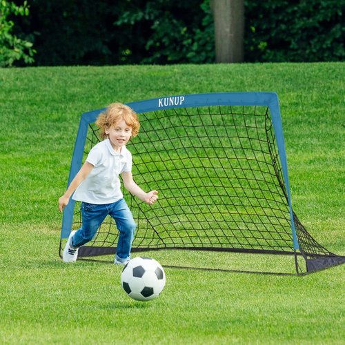 Kids Soccer Goal for Backyard, 5×3FT Easy Foldable Soccer Practice Net with Portable Carrying Bags for Toddler Youth Adult Soccer Training Equipment Outdoor Sports Game