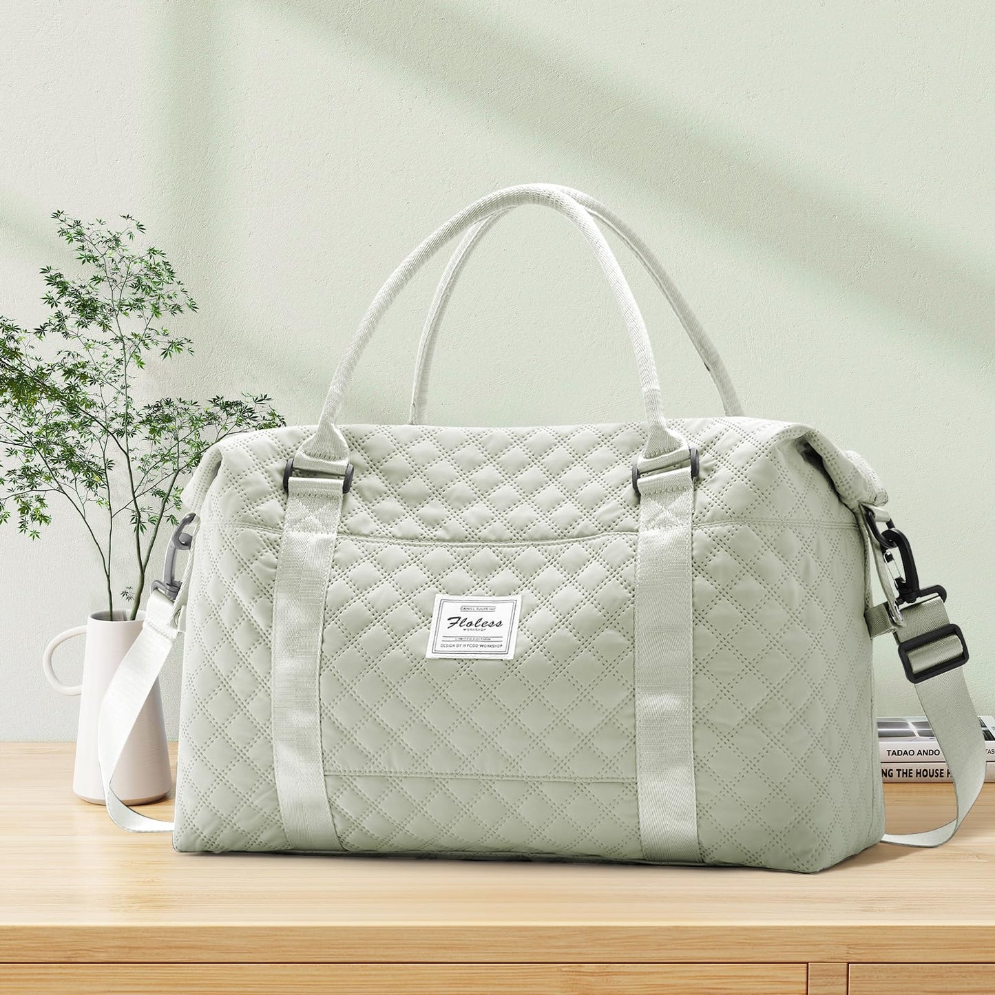 Travel Duffel Bag,Overnight Weekender Bags for Women with Wet Pocket