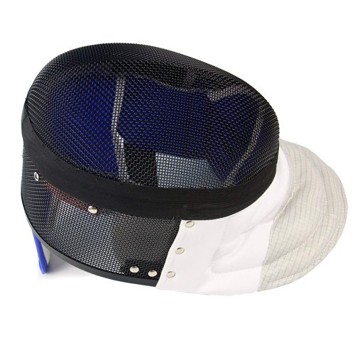 LEONARK Fencing Foil Mask CE 350N Certified National Grade Masque - Fencing Protective Gear (Black, M)