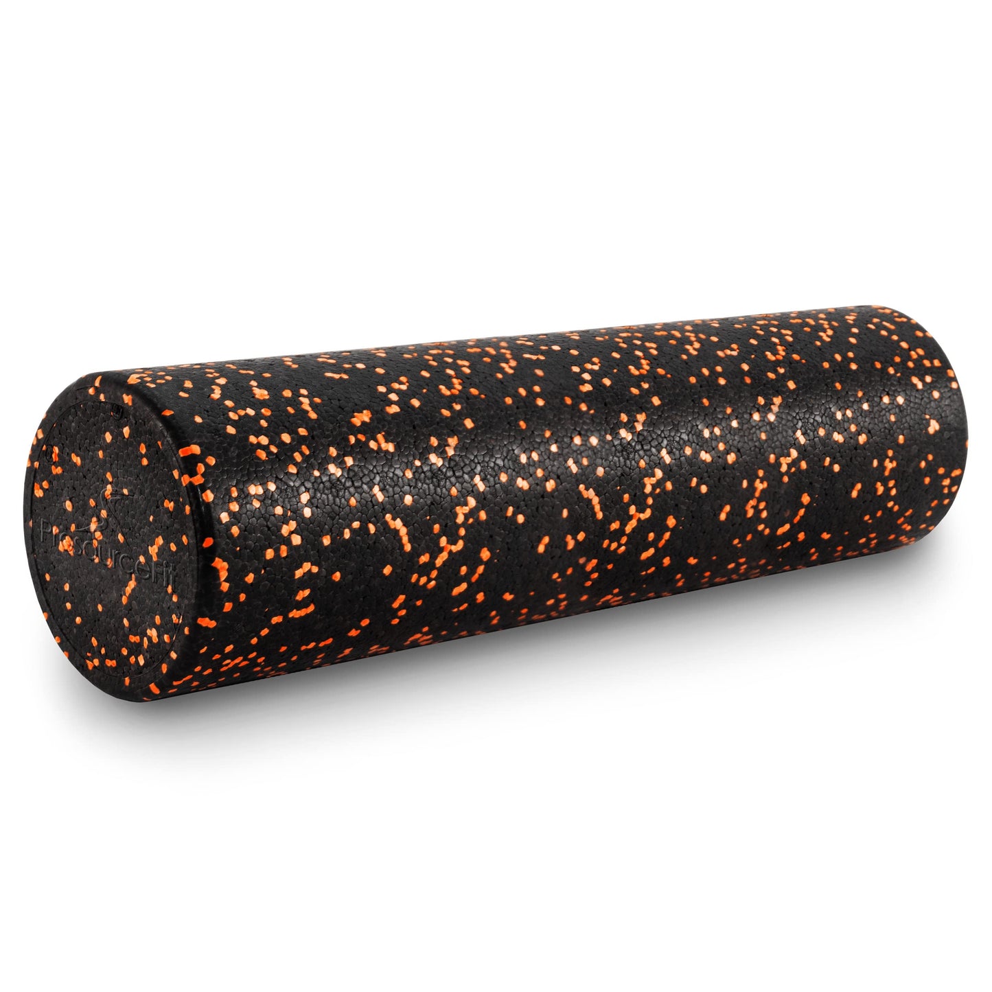ProsourceFit High Density Foam Rollers 24 - inches long, Firm Full Body Athletic Massage Tool for Back Stretching, Yoga, Pilates, Post Workout Muscle Recuperation, Black/Orange