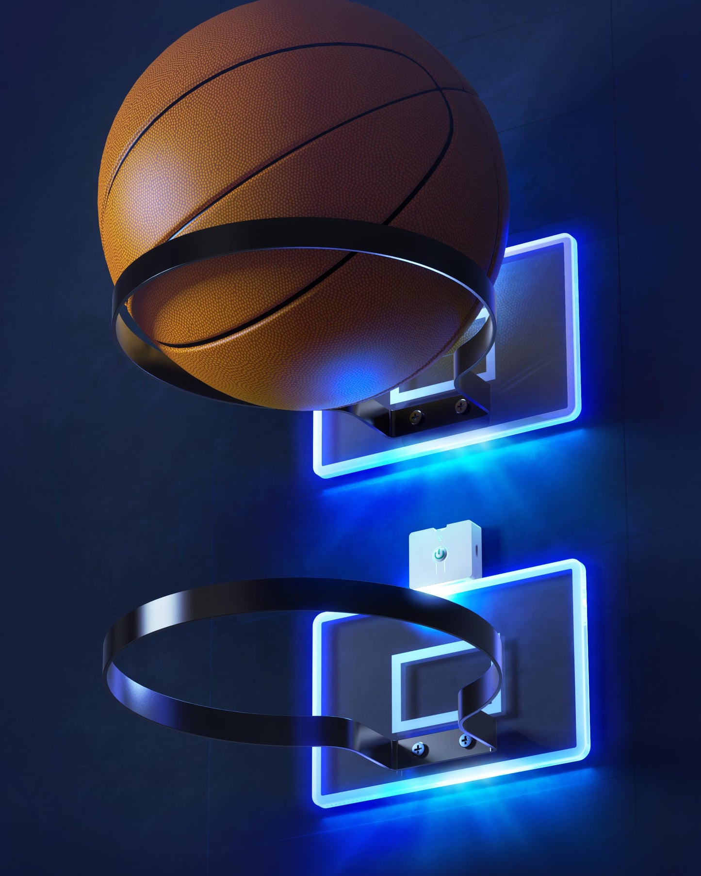 Daoun Boy Room Decor, 2 Pack Ball Holder Wall Mount