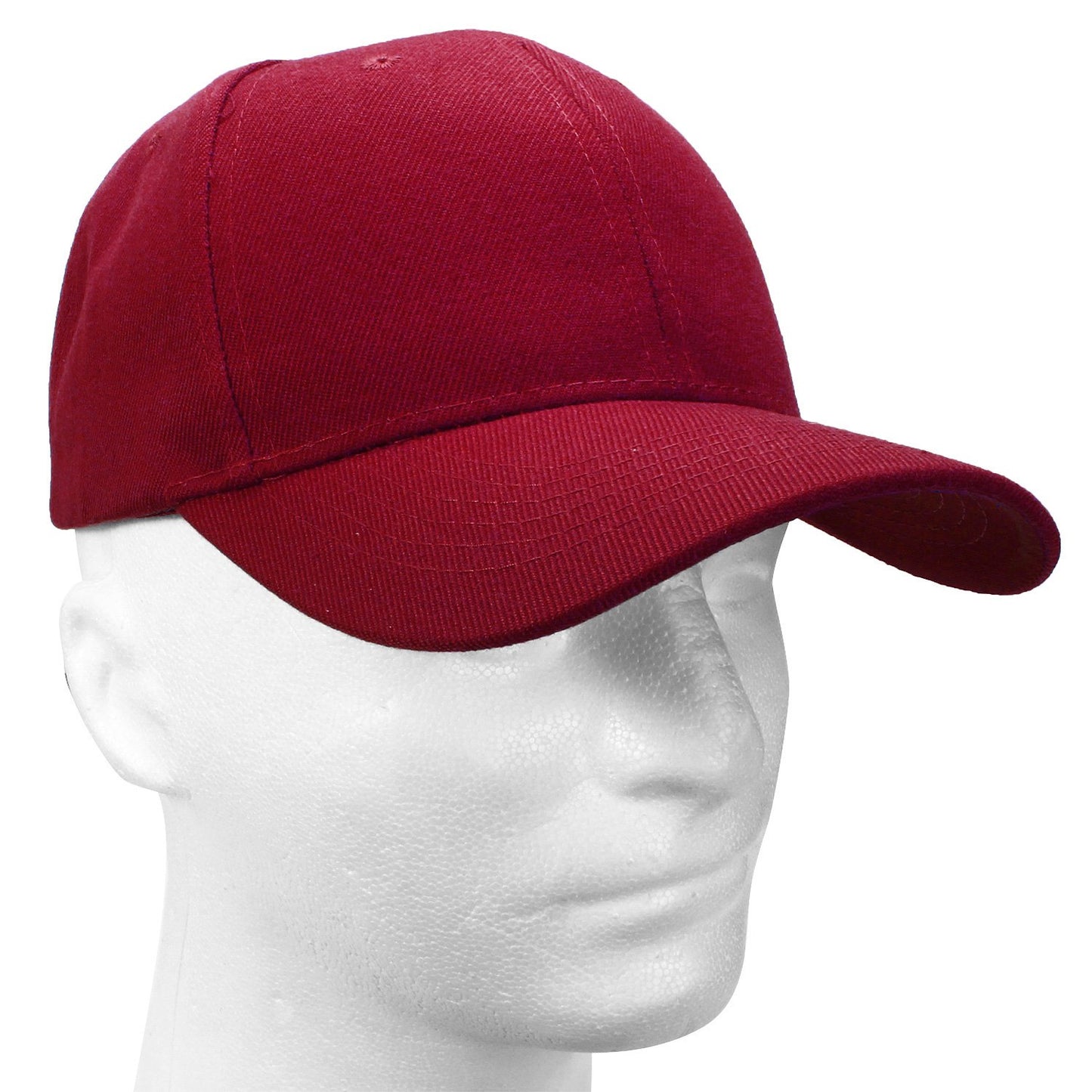 Falari Baseball Cap Adjustable Size for Running Workouts and Outdoor Activities All Seasons (2pk Black & Burgundy)