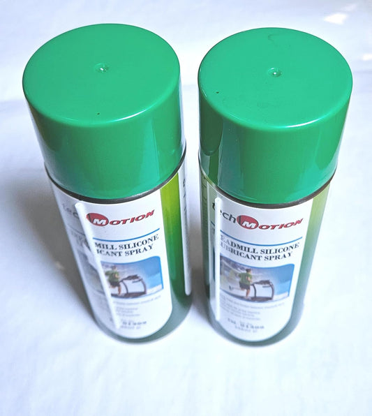 2pk Techmotion 100% Silicone Treadmill Belt & Deck Lubricant Spray -2 pcs