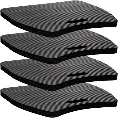Tebery 4 Pack Stadium Seat Cushion, Waterproof Bleacher Pad Cushion for Children, Portable Outdoor Chair Seats Cushion with Handle, Extra Wide Foam Seat for Sports Event, Office Chair, Concert, Bench