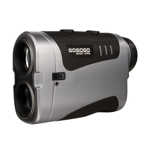 Gogogo Sport Vpro VRP Golf Rangefinder with Slope Switch, 1500/2500 yd, 7X Magnification, Magnet Stripe, ±0.3yd Accuracy, Rechargeable Range Finders for Golfing/Hunting,Golf Accessories