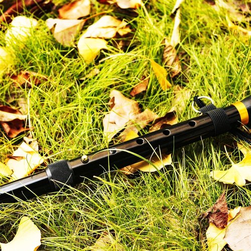 Hiking Poles Collapsible Trekking Poles, Aluminum Walking Sticks with Telescopic,Foldable Tri-fold Design Hiking Gear for Women Men, Camping-Black