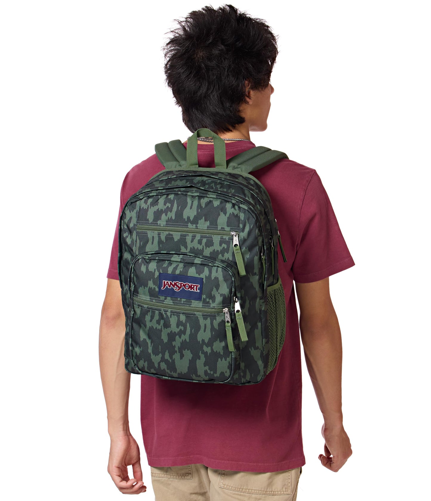 JanSport Laptop Backpack - Computer Bag with 2 Compartments, Ergonomic Shoulder Straps, 15” Laptop Sleeve, Haul Handle - Camo Illusion