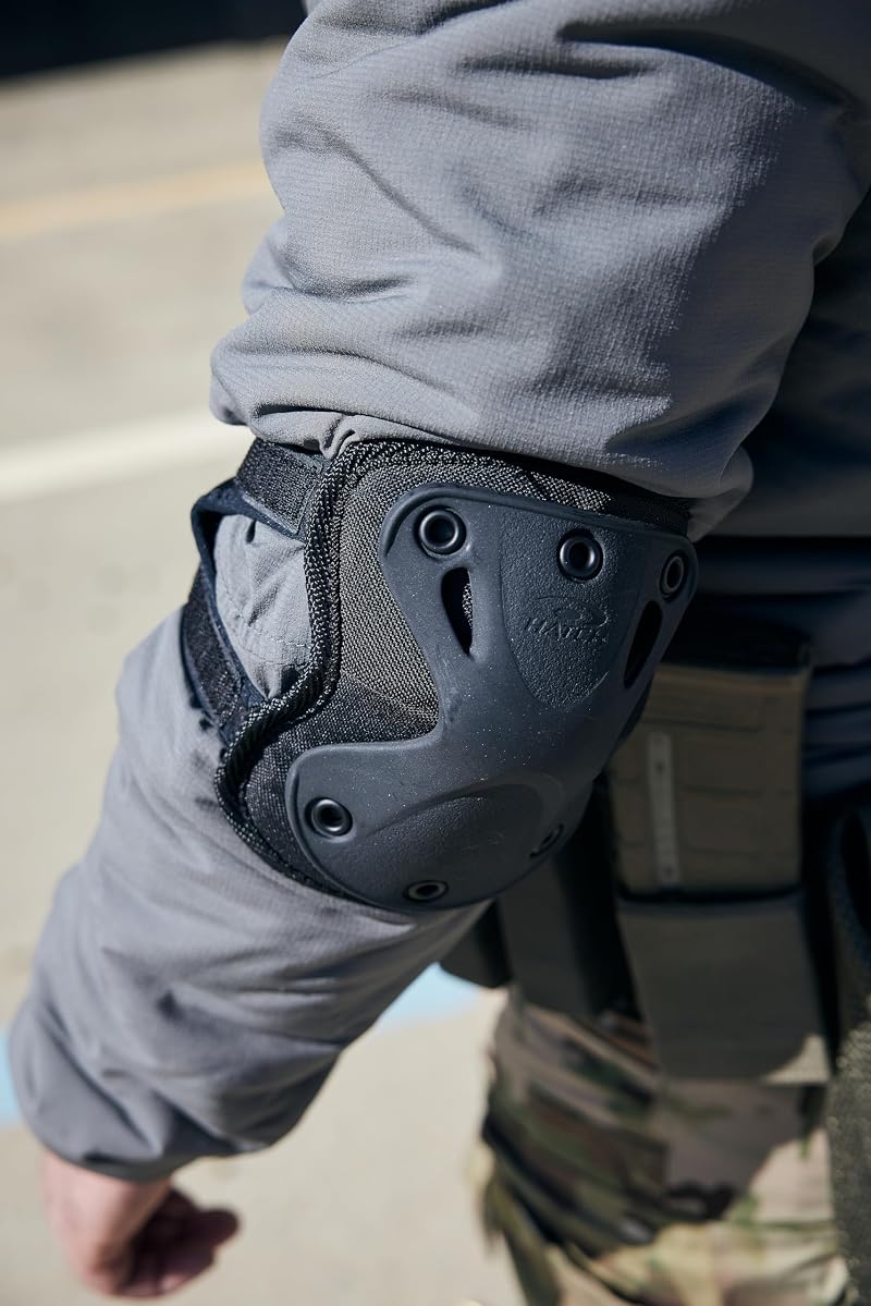 Elbow Pad - Tactical Military XTAK TPU Shell, Cordura Build, One Size — Variation: Elbow Pad