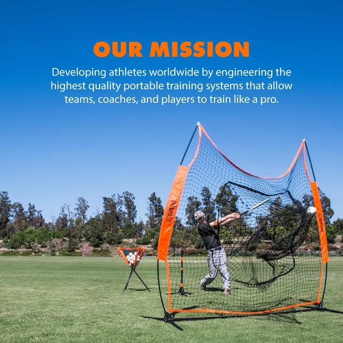 Bownet Box Lacrosse Goal Net (4' 6") Durable, Collapsible, and Portable Lacrosse Goals - Great Sports Equipment for Indoor and Outdoor Practice, White (BowLAX 4-6Box)