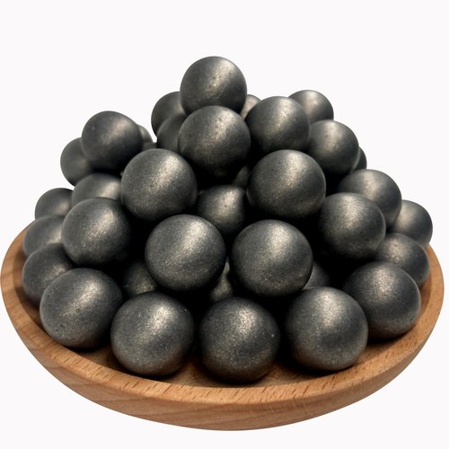 ALIEN PLAY 50 X 68 Cal Aluminum Balls, Reusable Solid 68 Caliber Self Defense Balls Fit for Byrna SD/Salt Supply S2/ HDS/HDR 68, 7.3 Grams Kinetic Projectile Paintballs for Target Practice (BLK)