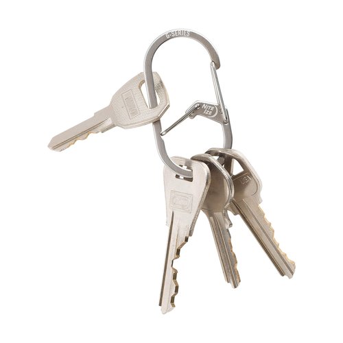 Nite Ize GS2-11-R6 G-Series Dual Chamber Carabiner, Stainless Steel
