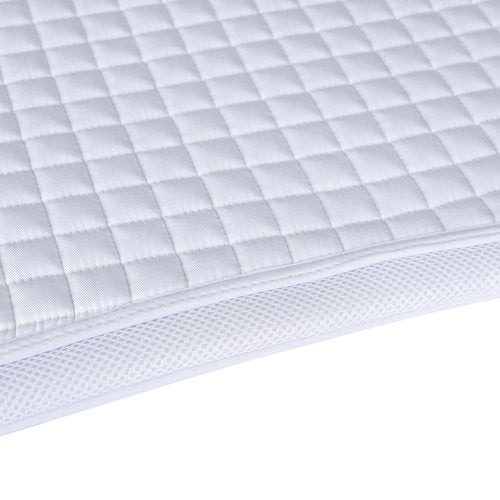 WeatherBeeta Prime Air-Tec Dressage Saddle Pad, White, Large