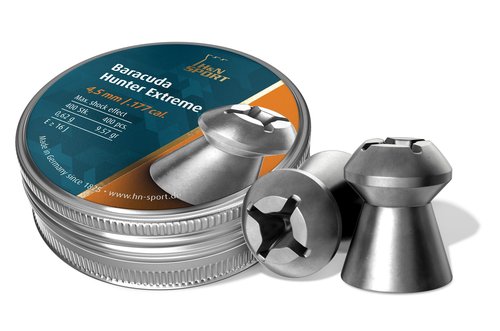 H&N Baracuda Hunter Extreme Hollowpoint Airgun Pellets .177 Caliber / 9.57 Grains (400 Count)