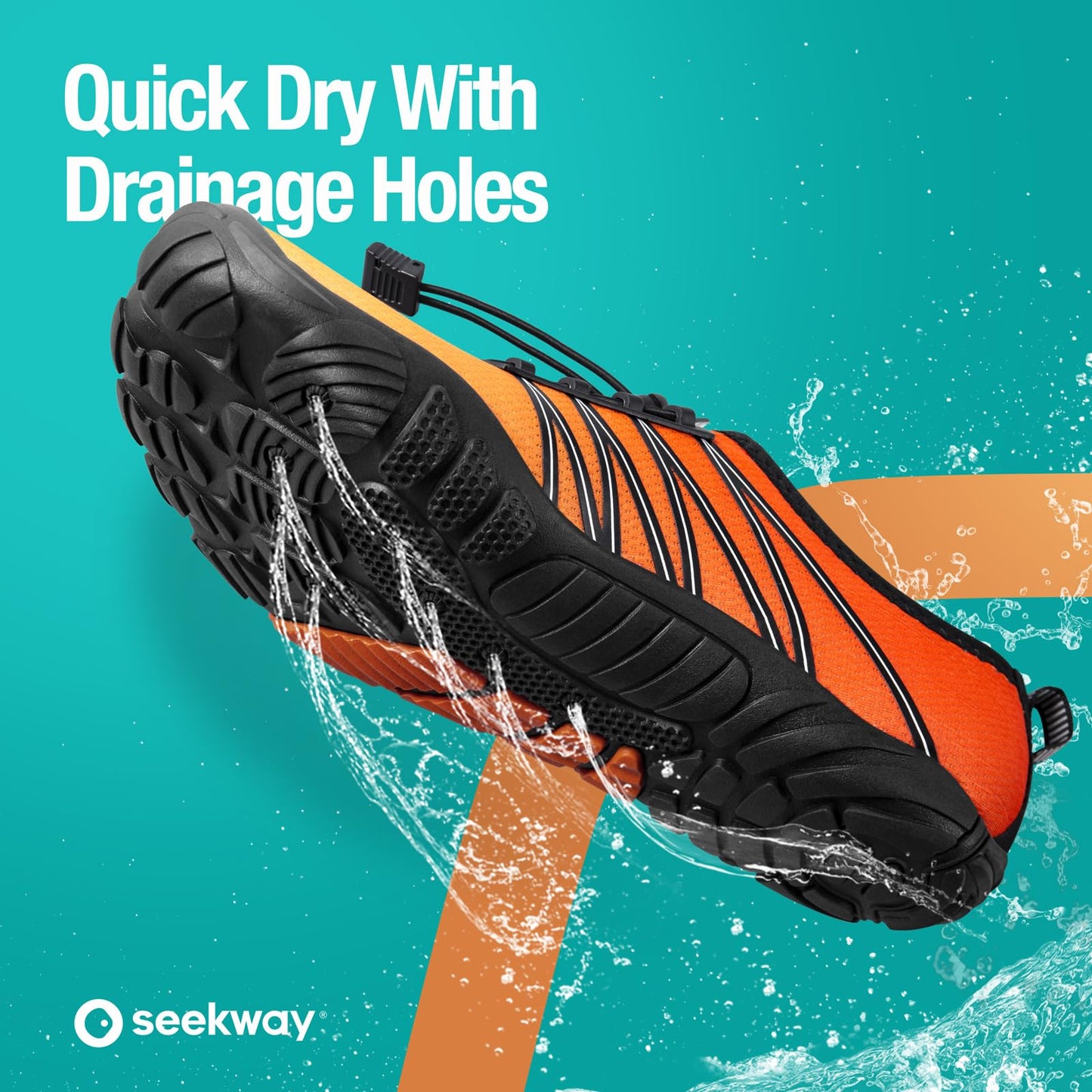 SEEKWAY Water Shoes for Women Adult Quick-Dry Aqua Sock Barefoot Men for Beach Swim River Pool Lake Hiking Kayaking Surfing