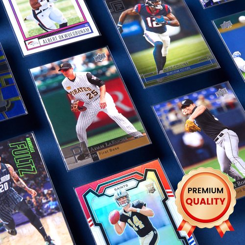 600 Counts Card Sleeves, Penny Sleeves for Trading Cards, Baseball Card Sleeve, Clear Trading Card Sleeve, Soft Plastic Card Protector Sleeve for Sports, Football, Game Cards, MTG