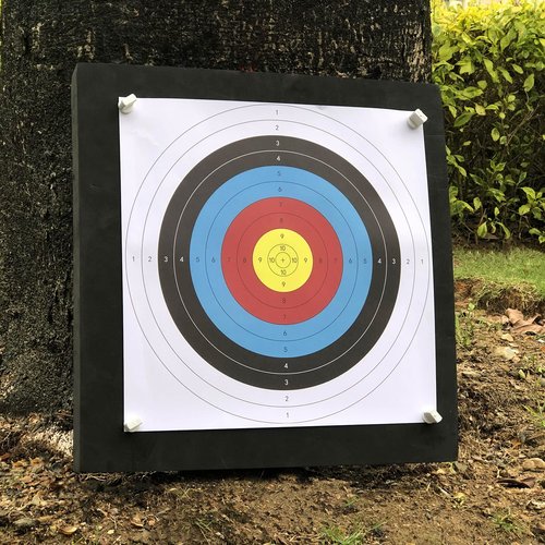 Archery Targets Paper for Backyard,30pcs Bow Arrow Targets for Hunting & Archery Targets,Target Practice Accessories(Standard Archery,16x16 in,10 Rings)