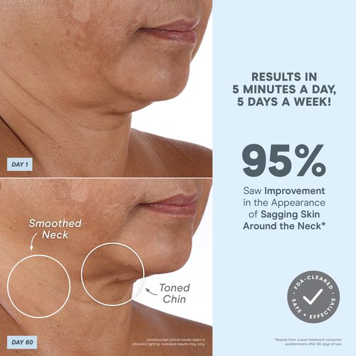 NuFACE MINI+ Microcurrent Facial Device Kit - FDA Cleared Face Sculpting & Skin Tightening Device to Contour, Lift & Tone + Microcurrent Gel Activator & Silk Creme - Sandy Rose