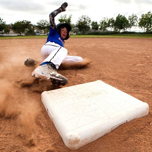 QUICKPLAY Baseball Safety Base Set | 3-Pack of Official Little League Size Bases for Kids & Adults | Durable Rubber with Secure Ground Stakes