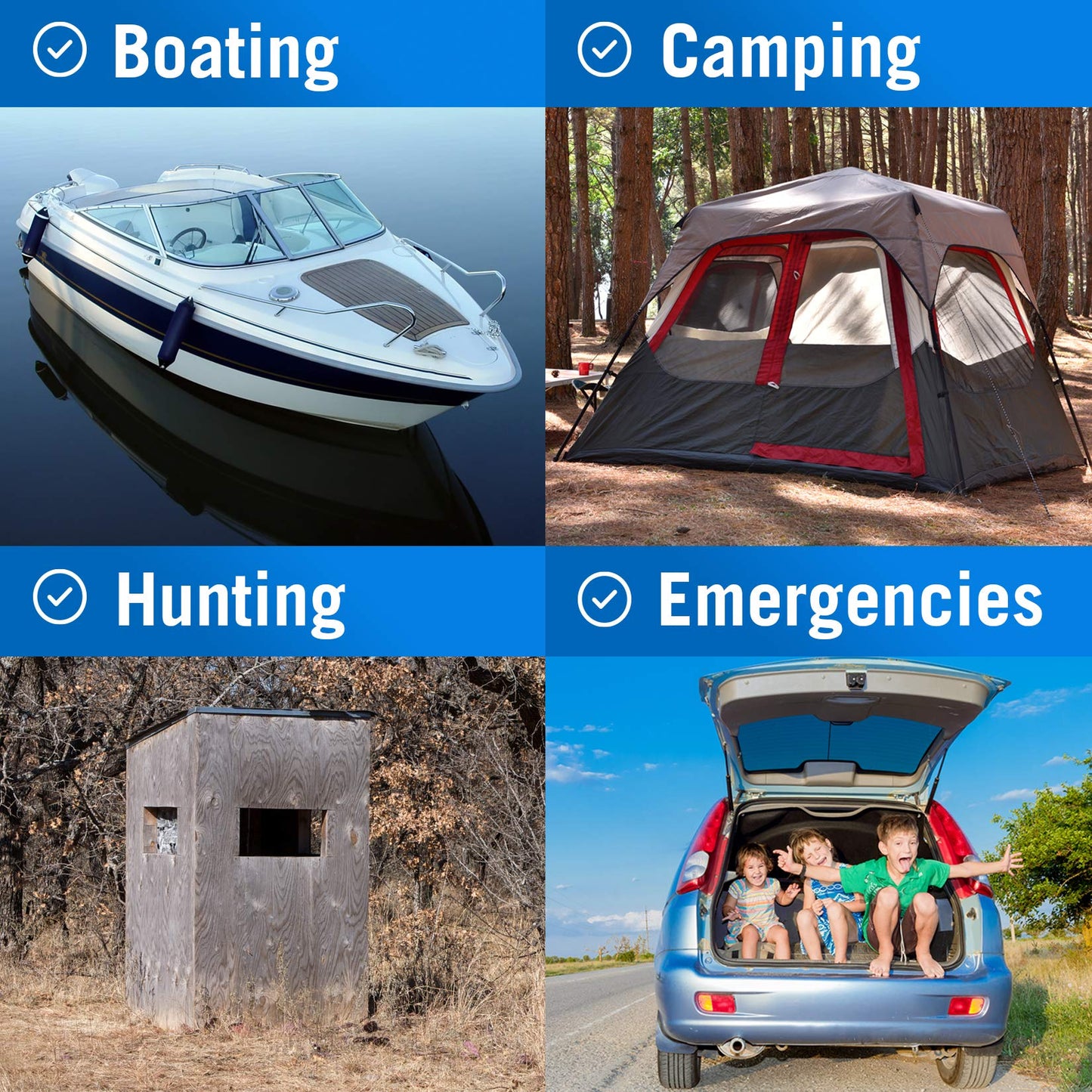 Better Boat Portable Camping Toilet Kit, 5-Gallon & 8-Gallon Bucket Toilet Seat with Lid, Waste Bags & Carry Case for Boating, Outdoor, Travel, and Emergency Use. Ideal Bathroom Solution for Adults