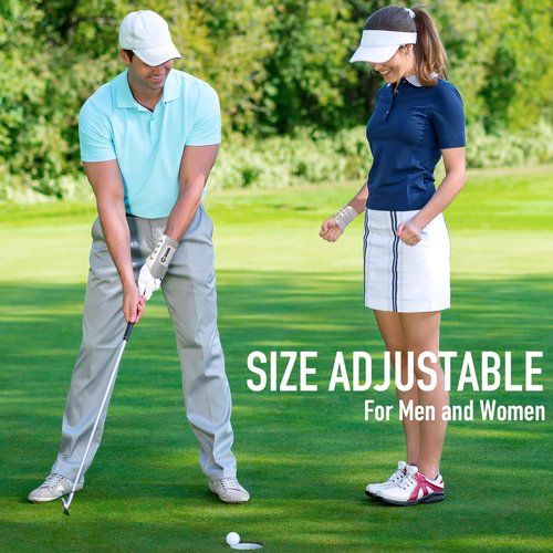 GAIARENA Golf Wrist Brace Wrist Hinge Swing Aid, Efficient Golf Swing Training Equipment to Correct Wrist’s Angle & Develop Muscle Memory for Beginner Golfers (Right-Handed Golfer)
