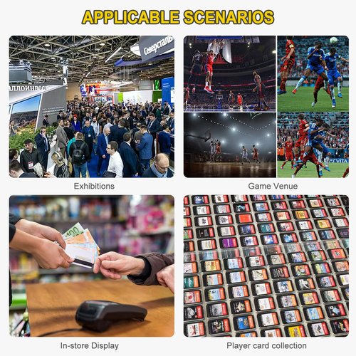 Trade Show Display Case – 34"x22" Large Aluminum Locking Tabletop Showcase for Trading Cards, Sports Cards, TCG, Jewelry – Lightweight & Portable for Exhibitions, Conventions, and Collectibles