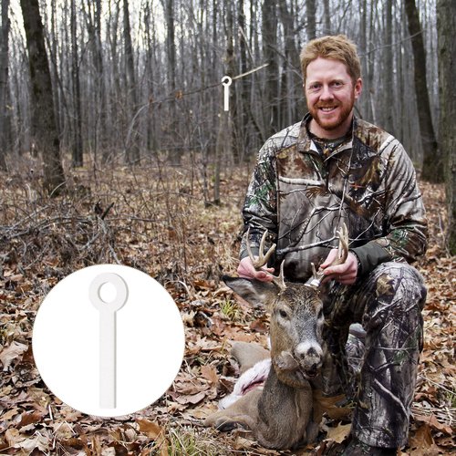 Oudain Deer Urine Wick White Hunting Scent Buck Attractant for Hunting Doe Estrus Absorbing Wicks for Whitetail Deer Scent Drags(30 Pcs)