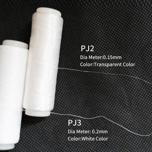 AnglerDream 0.15mm Elastic Fishing Thread, 656FT Clear Invisible Stretchy Bait Line, Dual-End Spool, Secures Bait on Hook, Sea Fishing Tying Material (2)