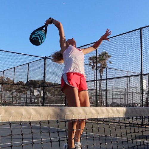Bearclaw Padel Racket - Blue/Black - Carbon Fiber Surface with EVA Memory, Flex Foam Core - Lightweight Padel Racquet