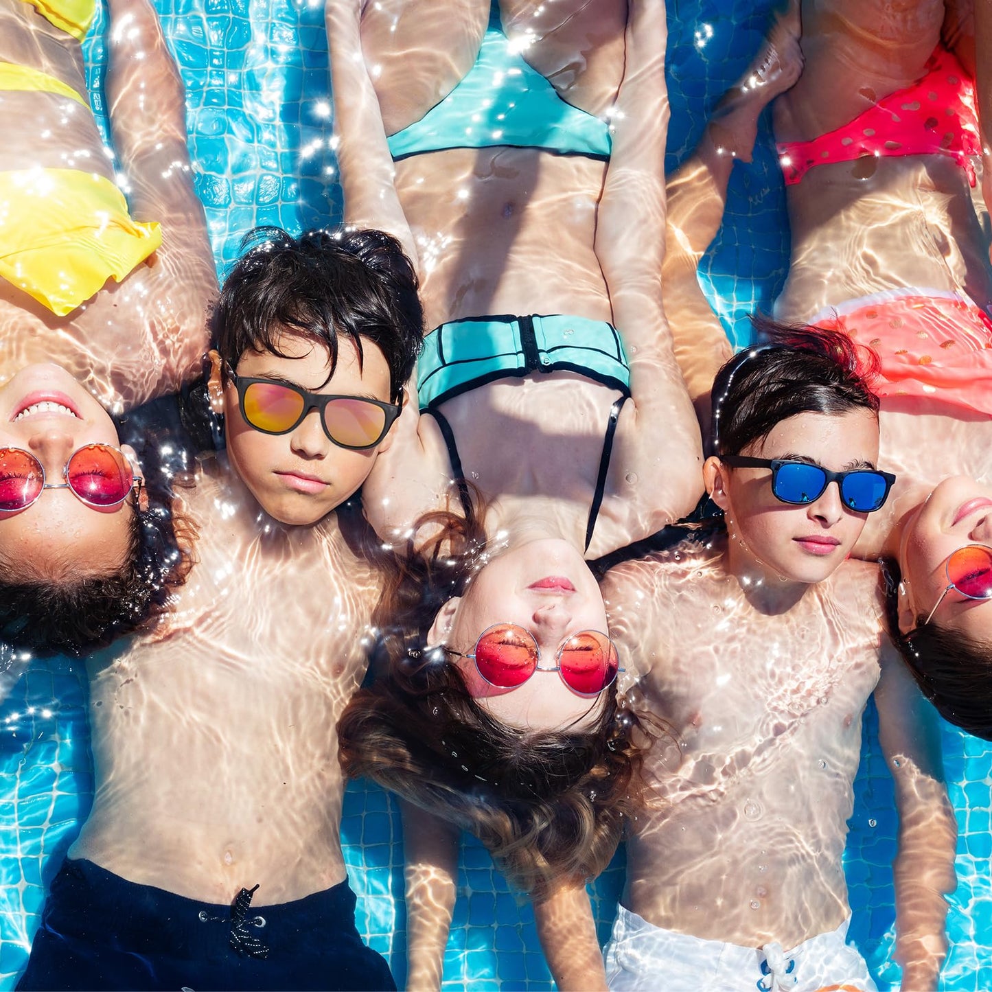 Jorpneost 100 Pcs Sunglasses Party Favors bulk,Neon Sunglasses with UV Protection for Adults Kids Boys and Girls,Summer Pool Beach Party Favors,Birthday Party Supplies,Goody Bags Filler