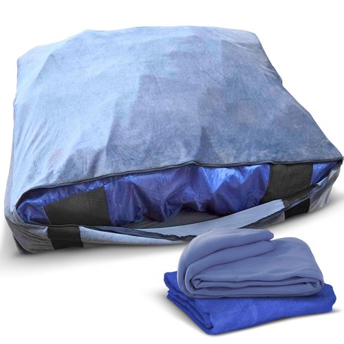 Cheer Collection Replacement Cover for Crash Pad – Soft Velour with Waterproof Nylon Lining, Machine Washable Sensory Pad Cover, Fits 5x5 Crash Pads (Cover Only)
