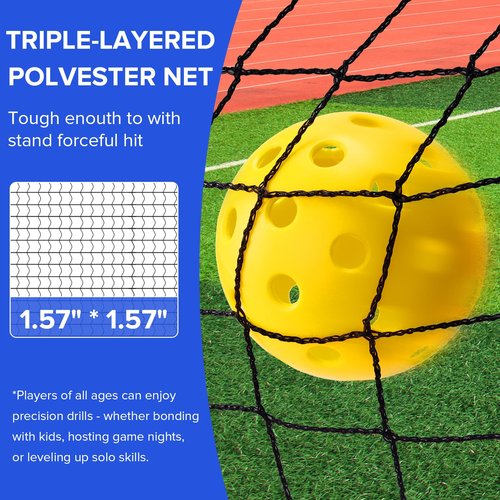 GOOX 6FT Small Mini Pickleball Net Set - Quick Setup Indoor/Outdoor Portable Practice Net - Lightweight Dink Training Aid for Backyard, Driveway