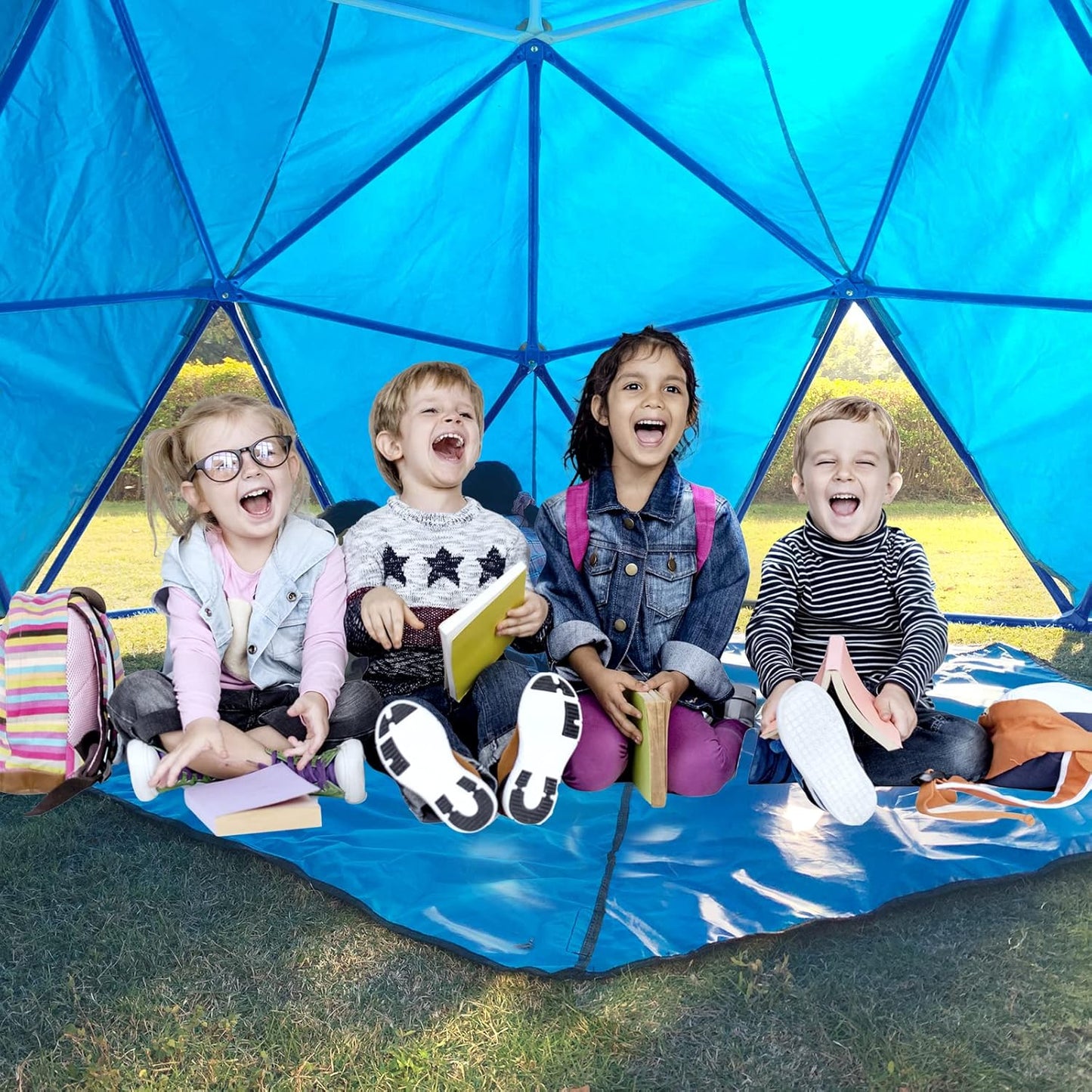 10FT Dome Climber Canopy, Climbing Dome Tent for Kids Outdoor to Protect Your Dome in All Weather Condition