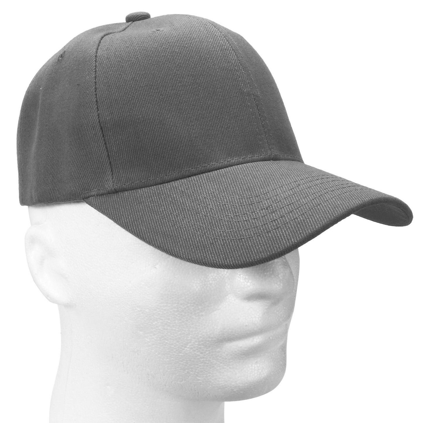 Falari Baseball Cap Adjustable Size for Running Workouts and Outdoor Activities All Seasons (2pk Dark Grey & Dark Grey)