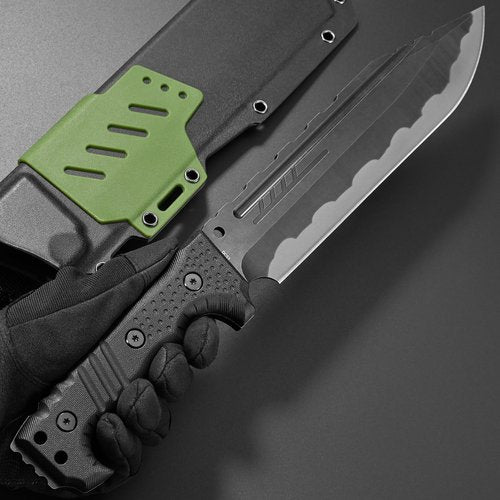 Gtkii GTK36 Fixed Blade Knife DC53 Steel Blade Full Tang Nylon Fiberglass Handle Massive EDC Fix Knifes for Camping Hunting Bushcraft