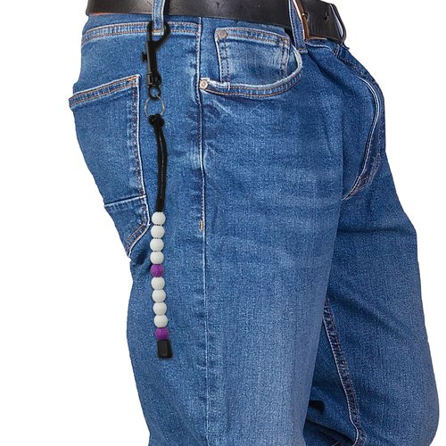 4 Pieces Golf Beads to Count Strokes for Women, Golf Beads Score Counter with Clip, Beaded Scoring String, Suitable for Referee Caddie Golfer