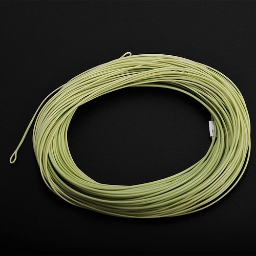 Moss Green 6wt Weight Forward Floating Fly Fishing Line for All Anglers for Stream Lake River Fishing OPP Bag Packaging