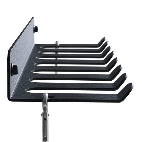 Gym Storage Rack Resistance Band Rack Wall Mount Barbell Rack Heavy Duty Home Gym Storage Rack for Gym Equipment, Exercise Bands, Lifting Belts and Jump Ropes, Gym Accessories (8 prongs)