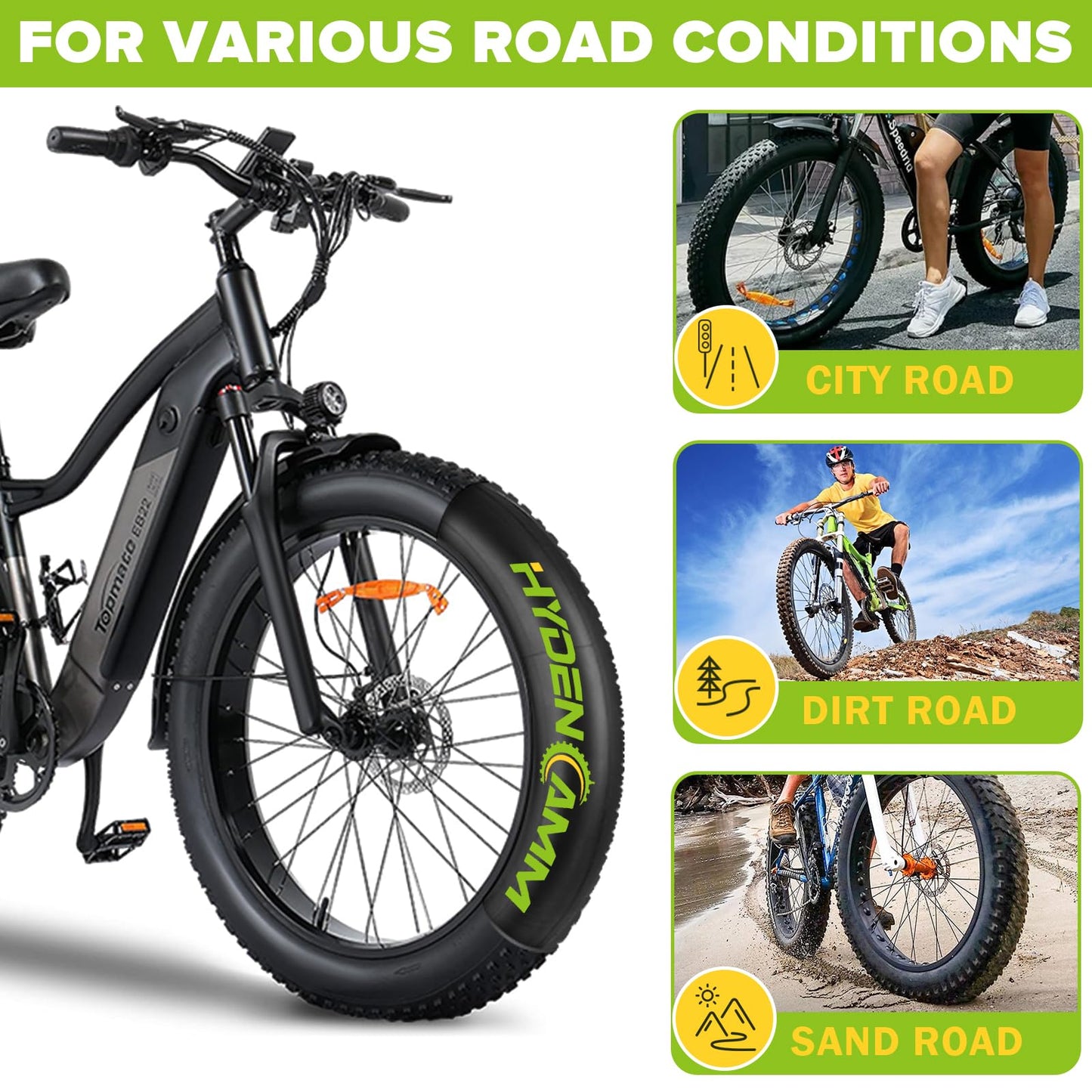 2 Pack 20x4.0 Fat Tire Tube, 20x3.5/4.0 E-Bike Bicycle Fat Tire Tubes AV Schrader Valve with 2 Tire Levers, 20x4 Bike Tube for 20 Inch Ebike Electric Bicycle Road Mountain