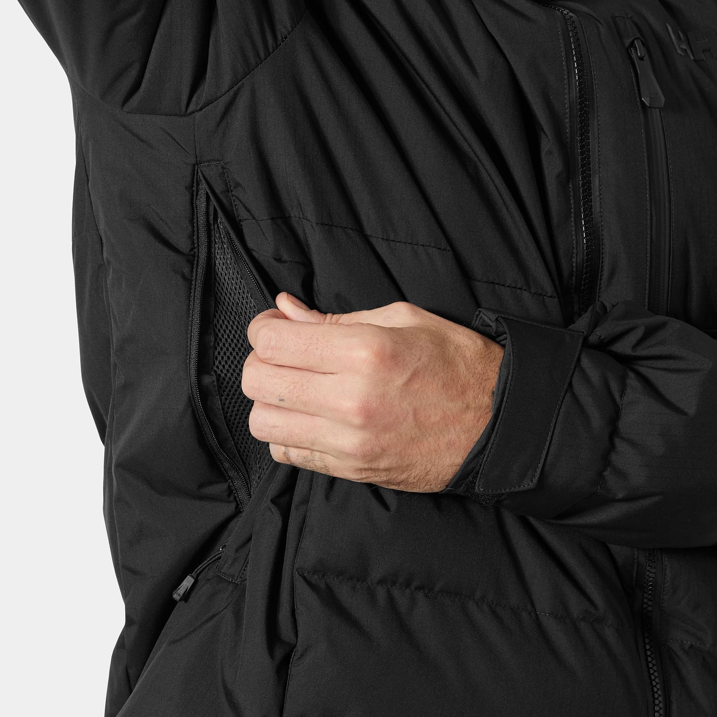 Helly-Hansen KVITFJELL Race Puffy Jacket - Men's Warm, Protective, Athletic-Insulated Ski Coat, 990 Black - 2XL