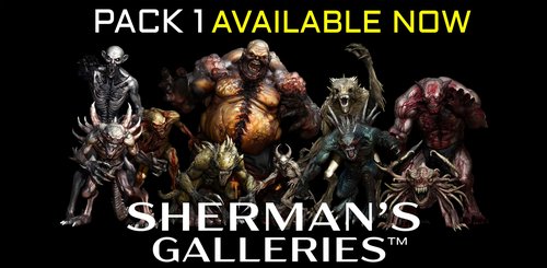 SHERMAN'S GALLERIES - 20×28 inch - Paper Shooting Targets (10 Individual Targets) - Pack 1: Creatures Edition - USA Brand, Made in Japan