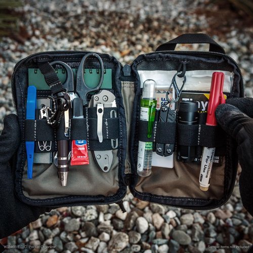 Maxpedition E.D.C. Pocket Organizer,Nylon (Black) 6"x1"x8"