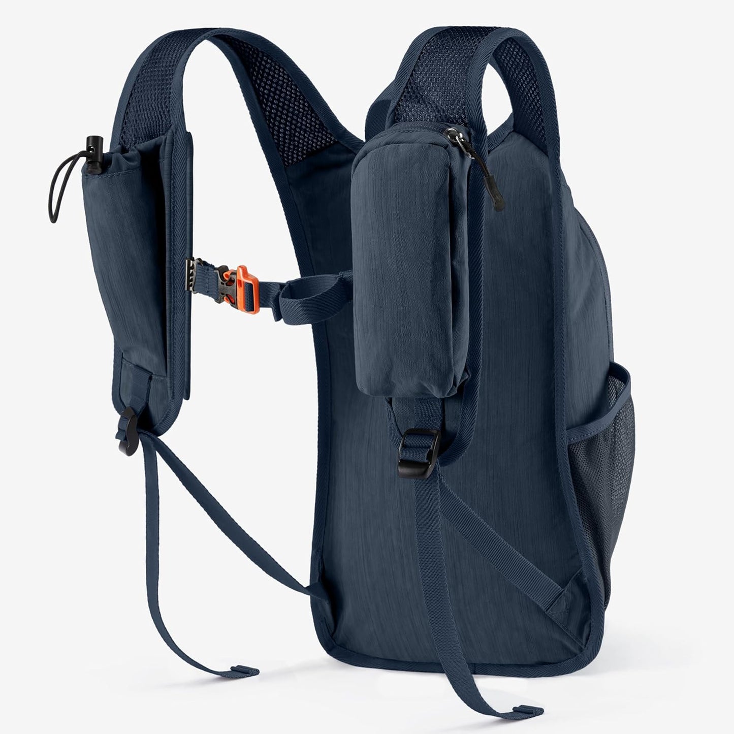 10L Small Hiking Backpack Travel Daypack Lightweight Packable Back Pack for Women Men(Black)
