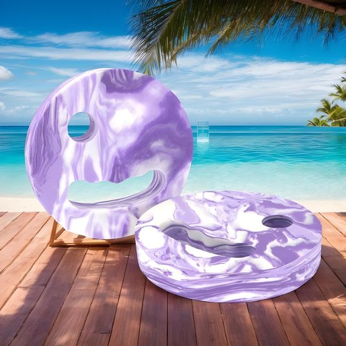 A - Water Aerobics Weights | Aquatic Fitness Discs | EVA Foam Aerobic Workout Discs | Pool Resistancee Aerobic Equipment for Adults & Swimming Beginner - 7.09 Inch in Diamete