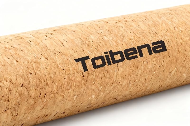 Large Cork Foam Roller 24 In - 23.6x4 In Cylindrical Back, Hamstrings & Quads