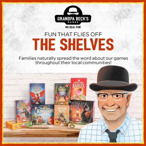 Grandpa Beck's Games The Bears and The Bees | Strategic Tile Laying Card Game for Kids, Teens, Family & Adults | from The Creators of Cover Your Assets | 2-5 Players Ages 7+