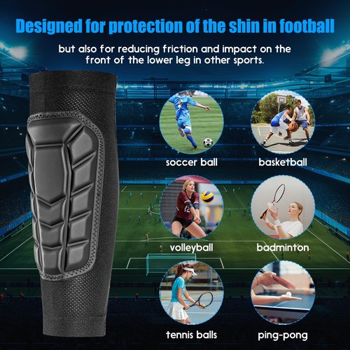 Aegicormy Professional Grade Protective Sleeve Soccer shin Guards, breathableand Comfortable, and are Protective Gear for Kids, Teens and Adults (B- Black, M-Youth Size: Weight 35-50kg/77-110lbs)