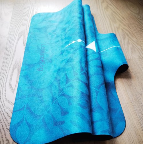 LeisureKing Non-slip Pilates Reformer Mat, Clean Nweat-absorbent, Lightweight and Foldable, Suitable for Pilates Reformer Exercise, Blue