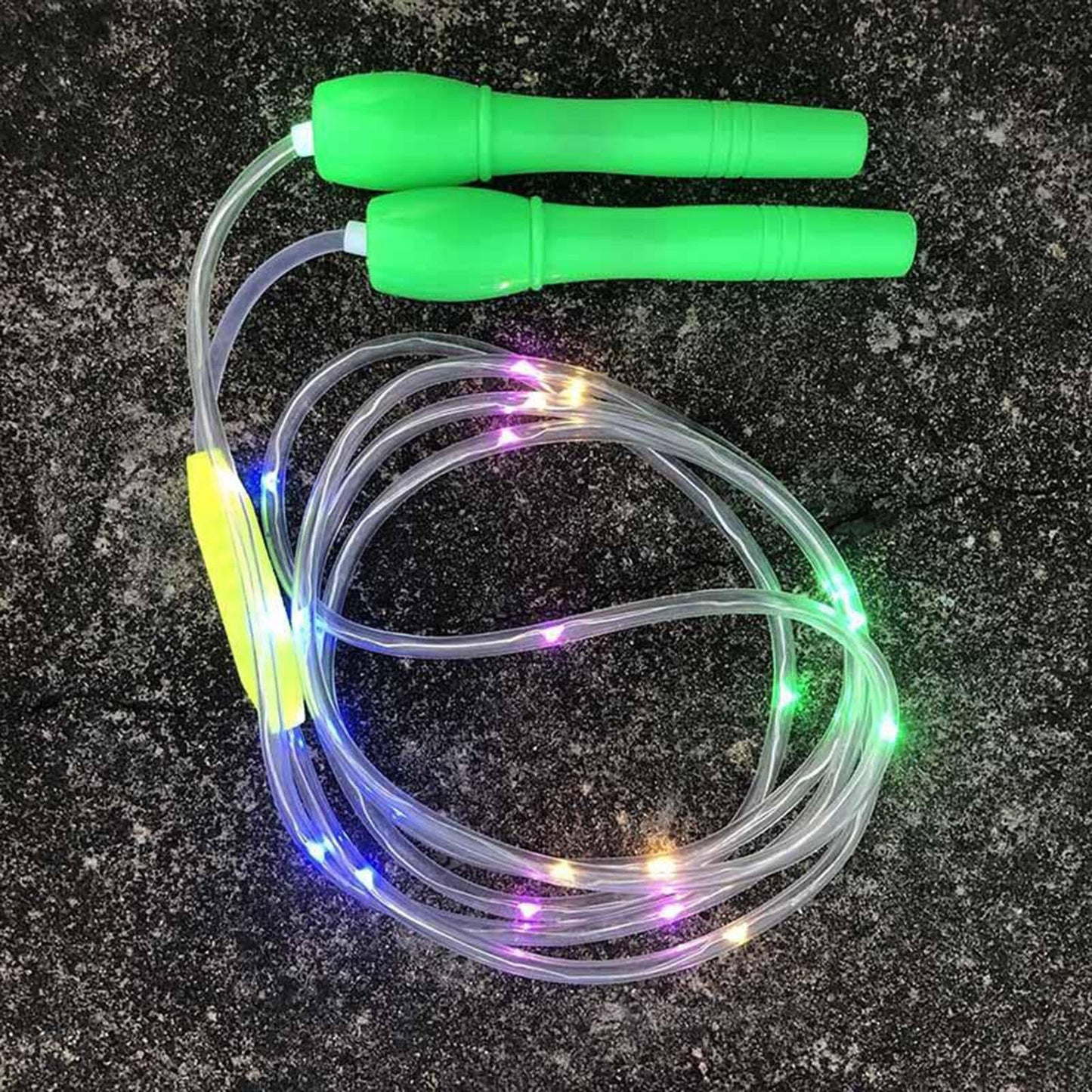 LED Jump Rope - Rechargeable Light Up Skipping Cable, Adjustable Fitness Equipment | Non-slip Fitness Equipment Sport Accessories, Illuminated Exercise Tool, Workout Gear for Women, Girls,